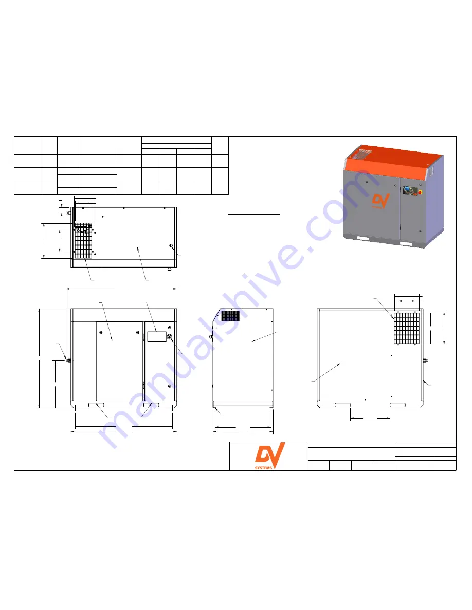 DV Systems G20 Installation And Start-Up Data Download Page 28