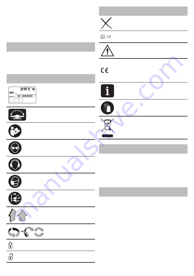 DWT 744870 Original Instructions Manual Download Page 107