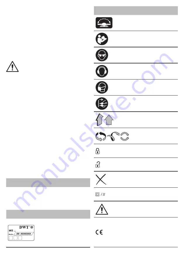 DWT 744870 Original Instructions Manual Download Page 124