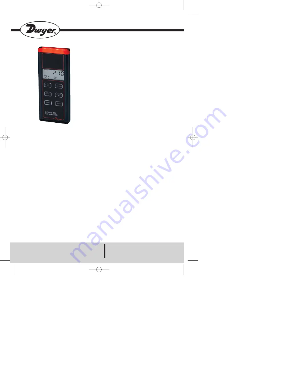 Dwyer Instruments 450 Series Скачать руководство пользователя страница 1