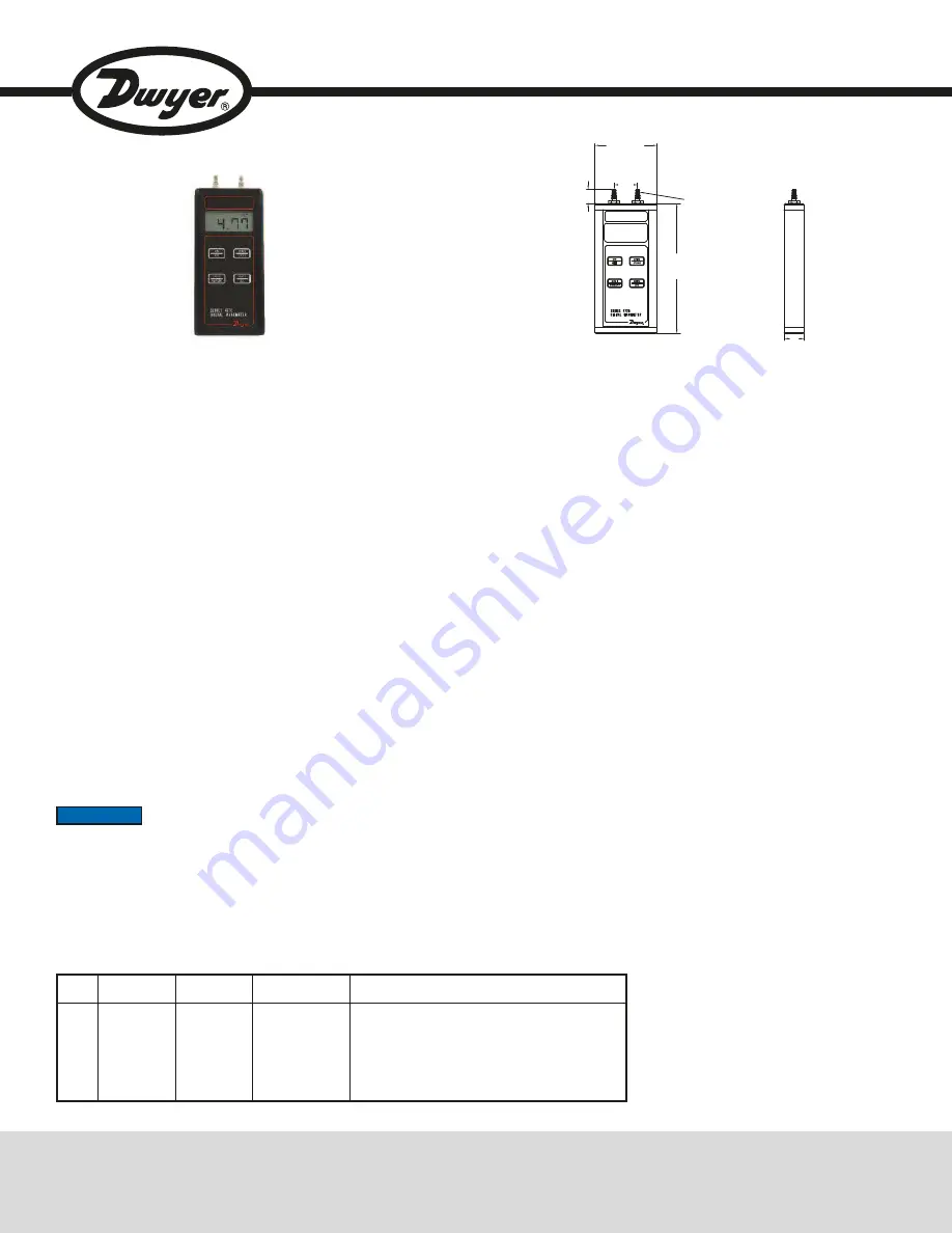 Dwyer Instruments 477B Series Скачать руководство пользователя страница 1