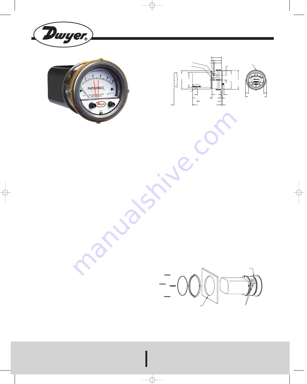 Dwyer Instruments A3000 series Скачать руководство пользователя страница 1