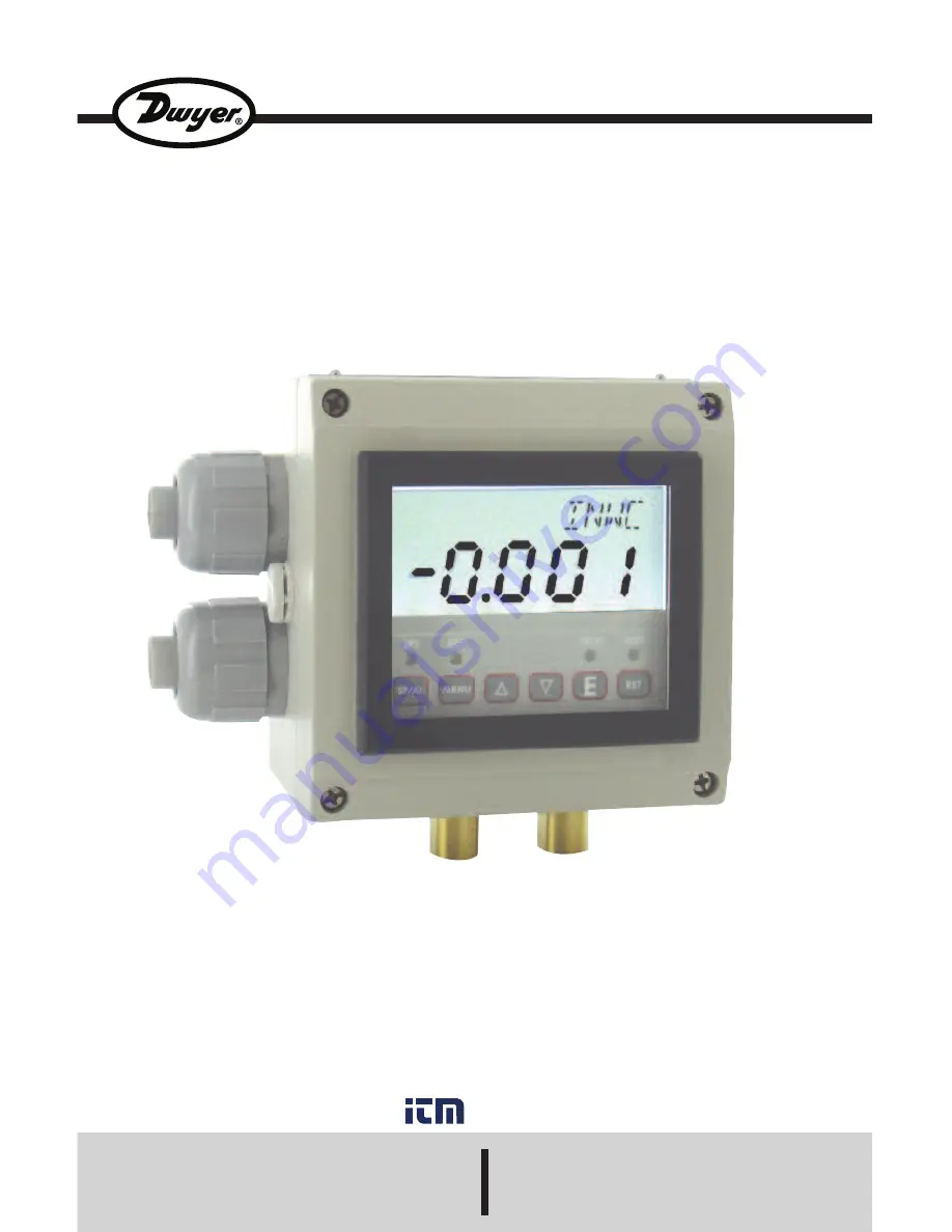 Dwyer Instruments DHII Digihelic II Series Скачать руководство пользователя страница 1