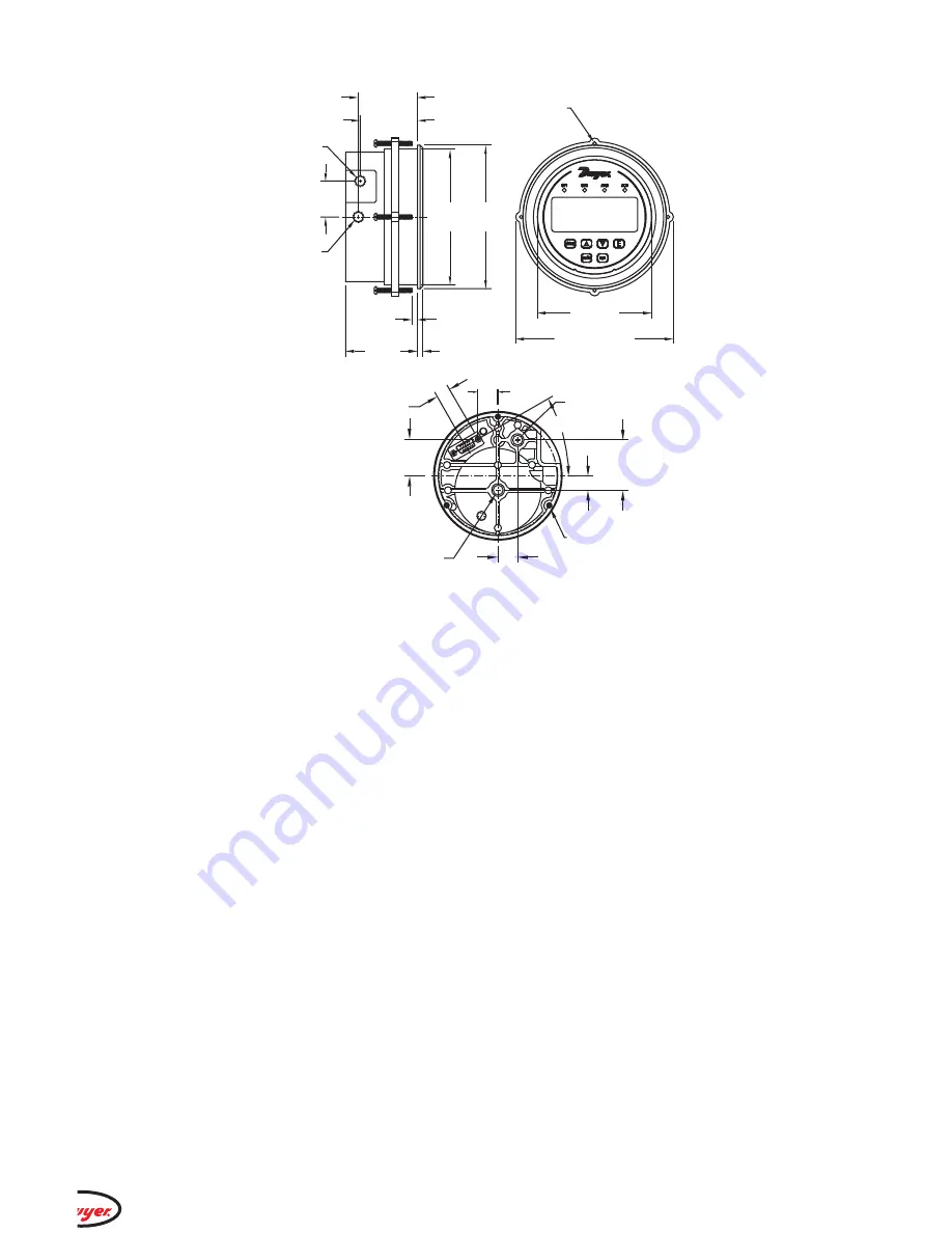 Dwyer Instruments Series DH3 Digihelic Operating And Installation Instruction Download Page 2