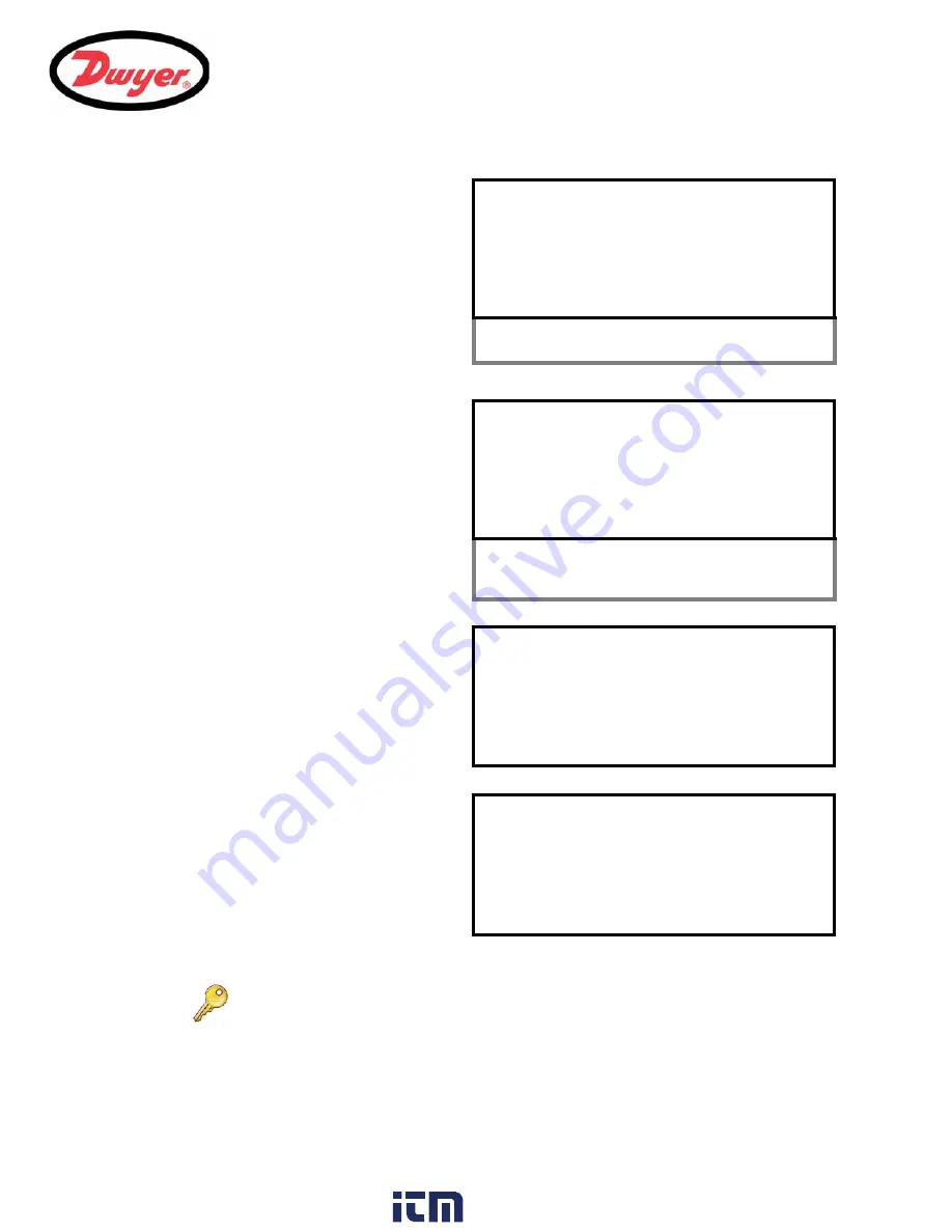 Dwyer Instruments UFC Series Installation And Operating Instructions Manual Download Page 24