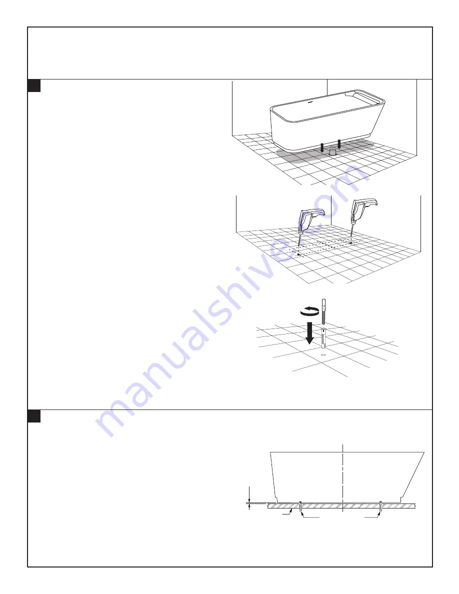 DXV Modulus D12031000 Series Installation Instructions Download Page 4