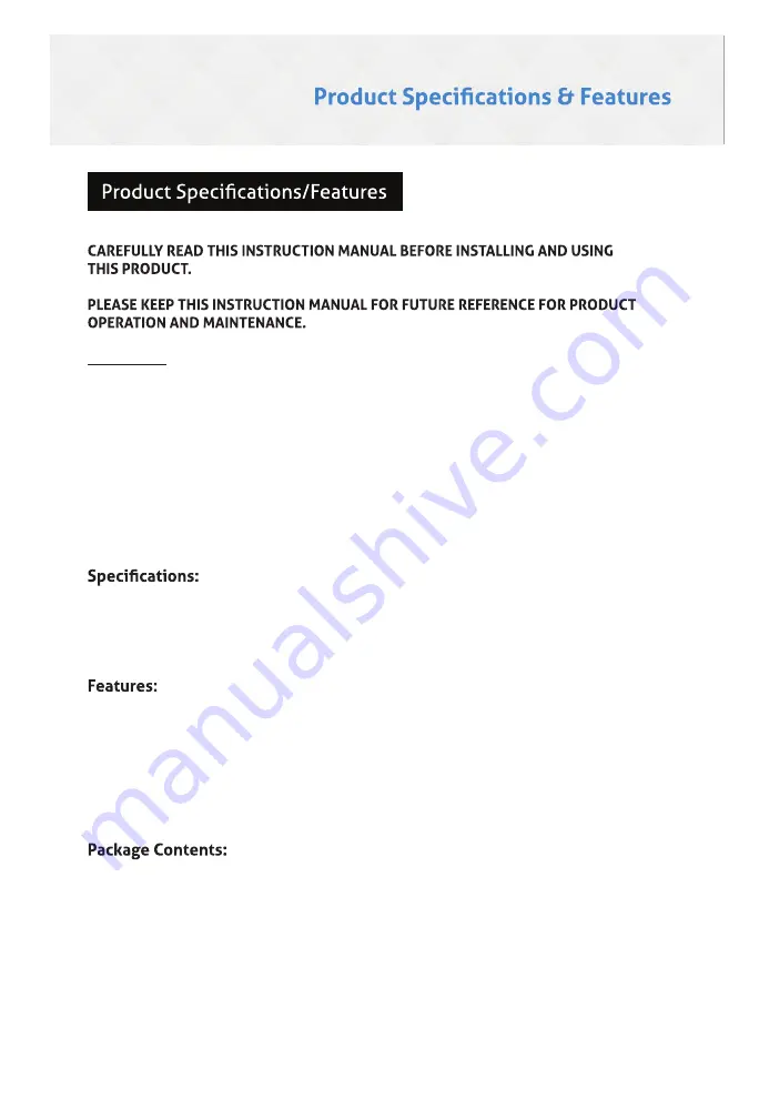 Dyconn GDABS-BN Manual Download Page 3