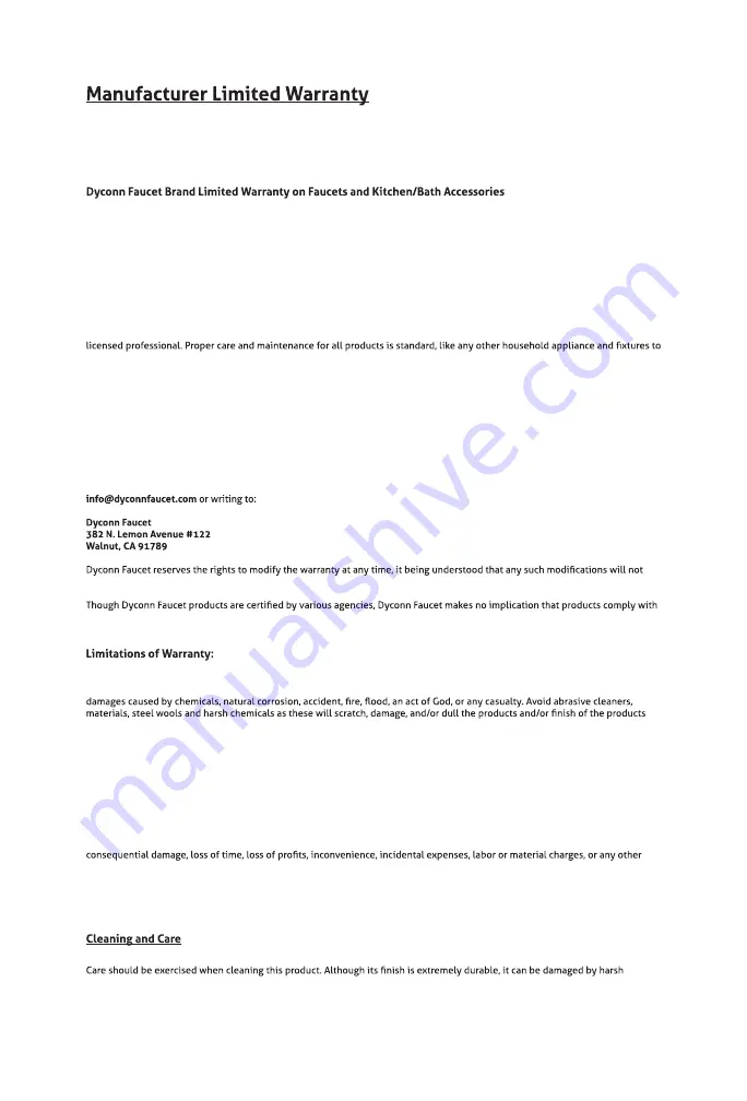 Dyconn GDABS-BN Manual Download Page 11