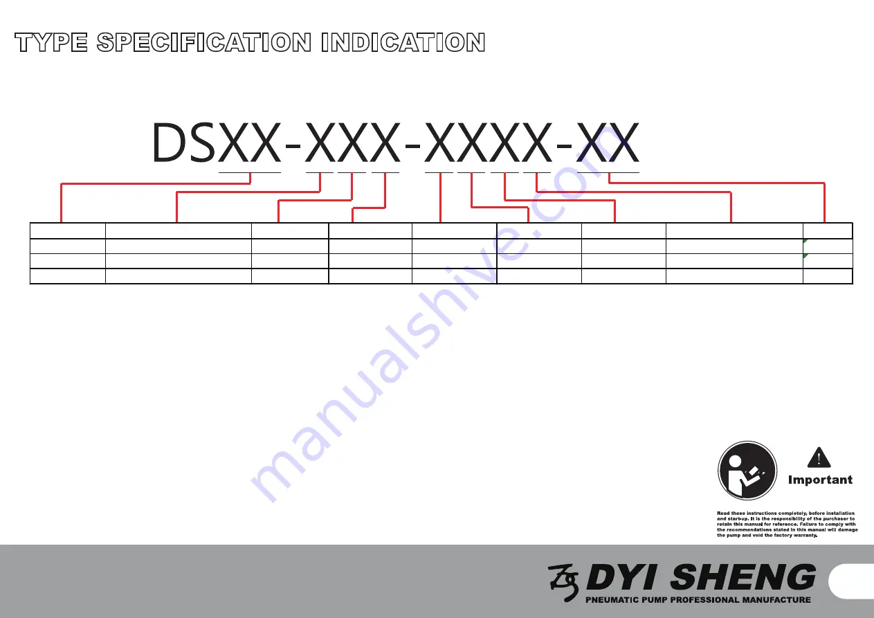 DYI SHENG DS04-P Operating Manual Download Page 3