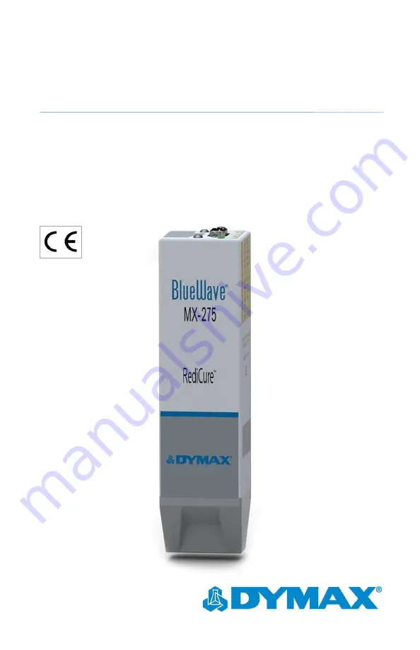 dymax BlueWave MX-275 User Manual Download Page 1