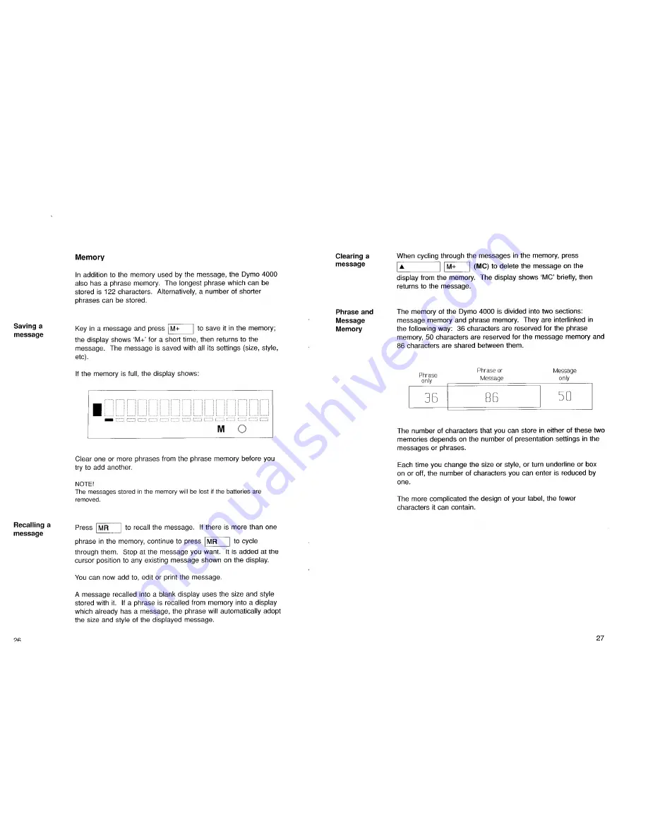 Dymo 4000 User Manual Download Page 15