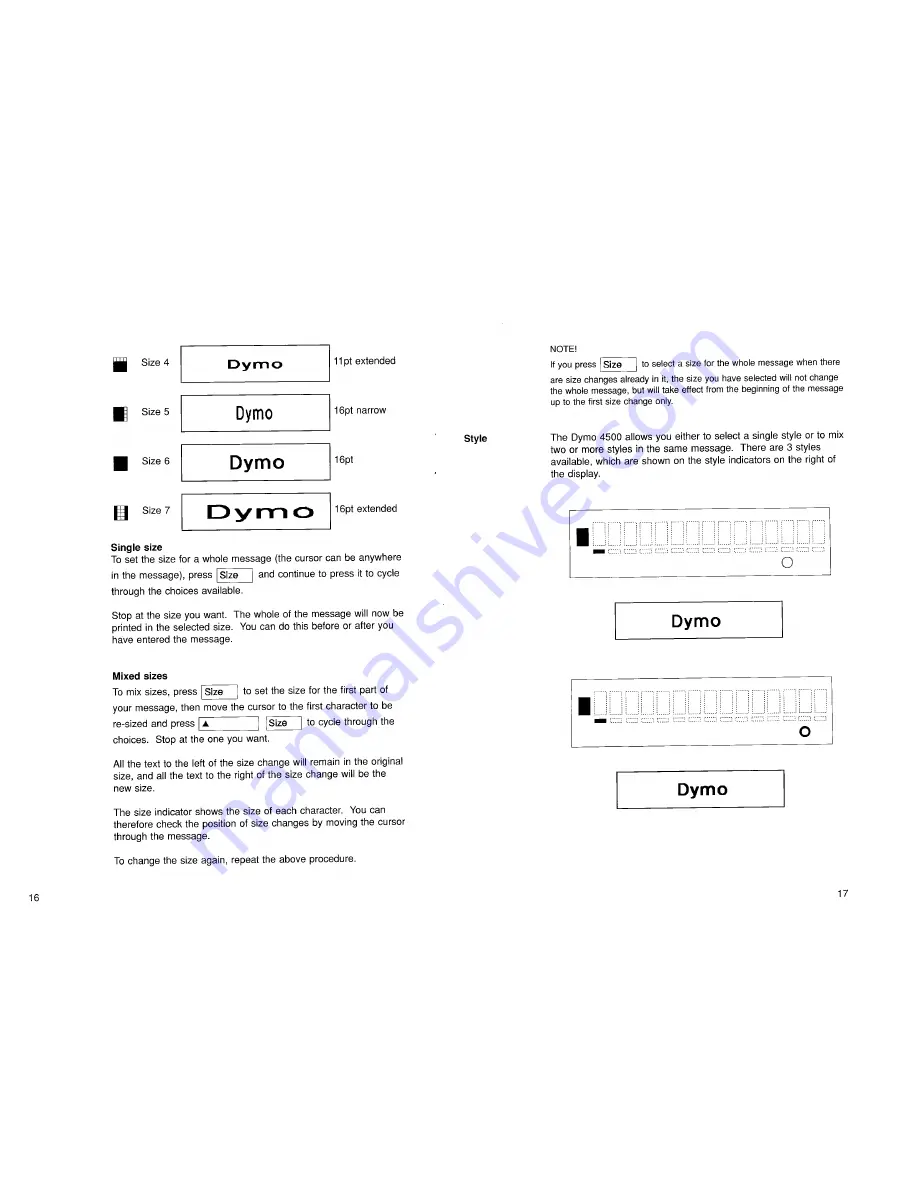 Dymo 4500 User Manual Download Page 10