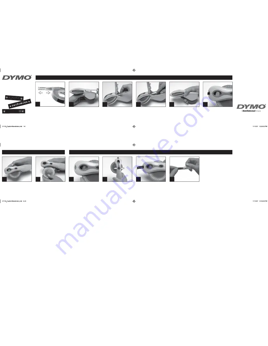 Dymo Caption Maker Instructions Download Page 2