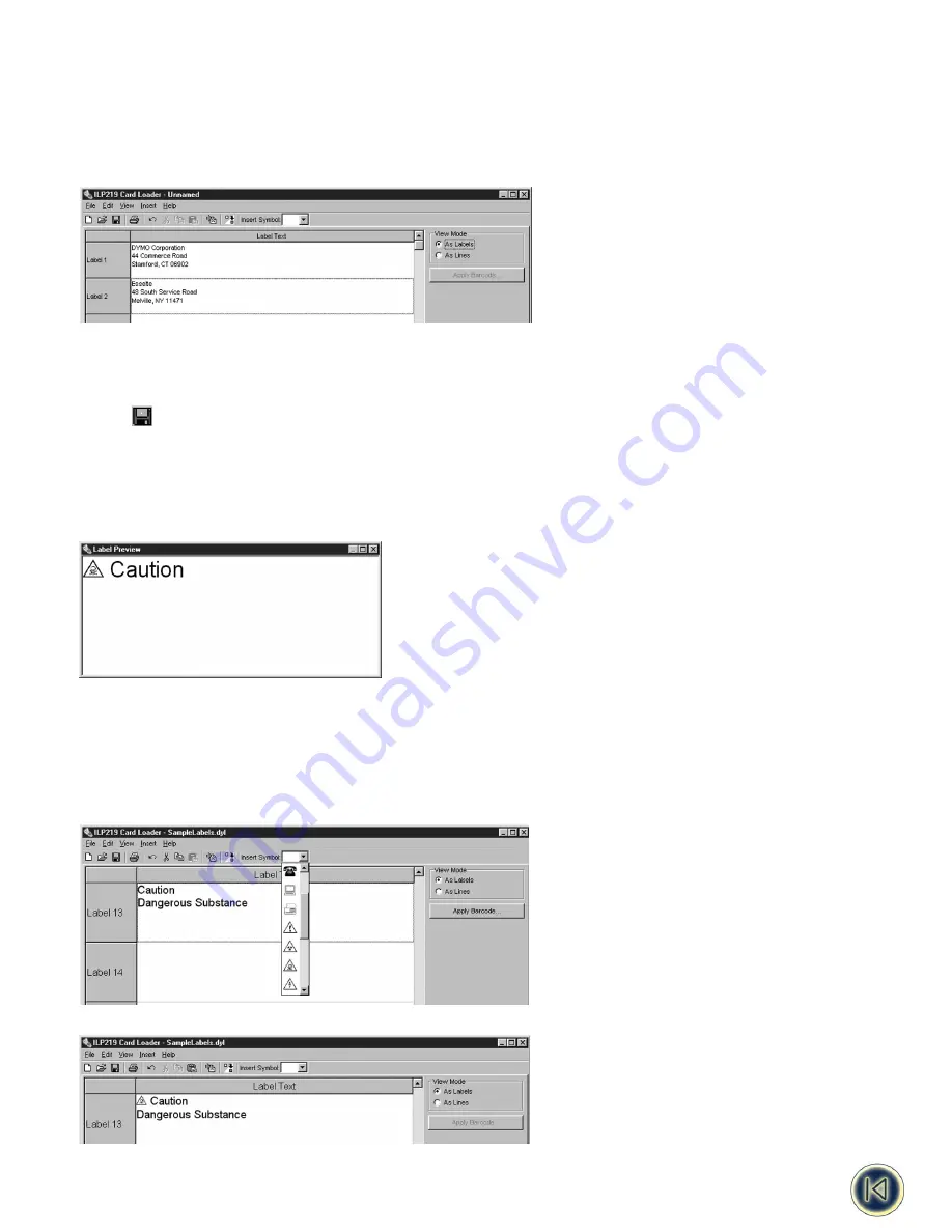 Dymo ILP 219 Instructions For Use Manual Download Page 29