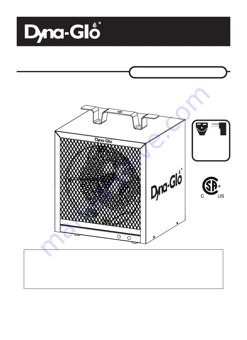 Dyna-Glo EG4800DG Installation & Maintenance Instructions Manual Download Page 9