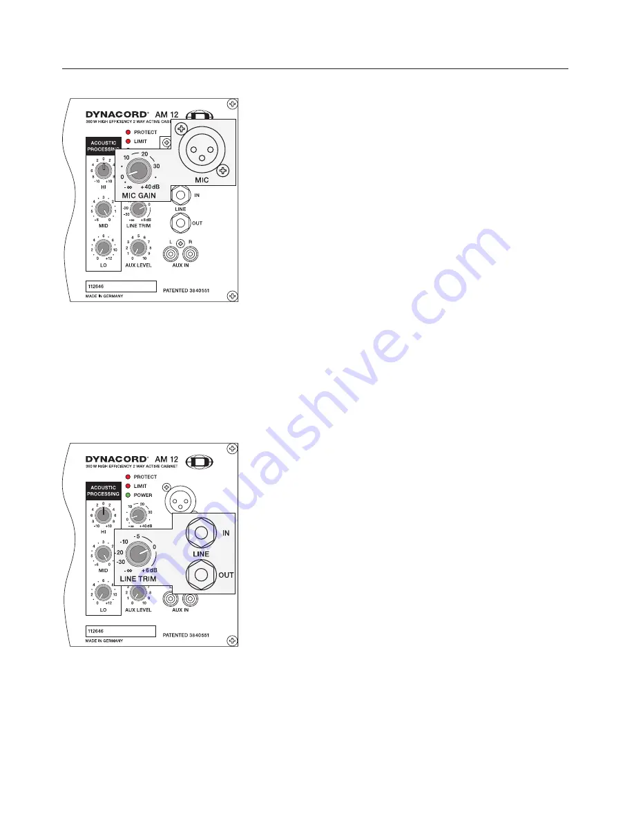 Dynacord AM 12 Owner'S Manual Download Page 19