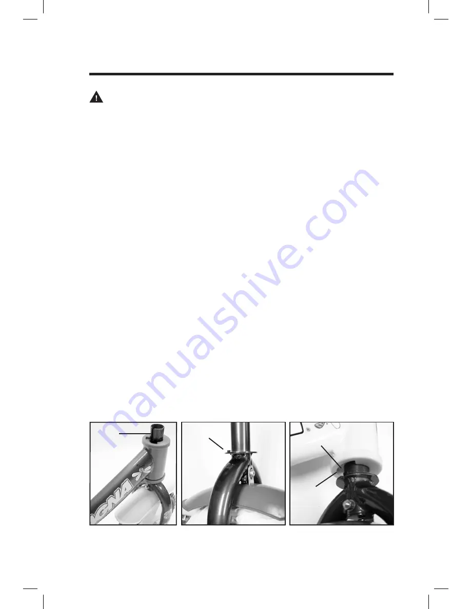 Dynacraft BALANCE CYCLE Owner'S Manual Download Page 5