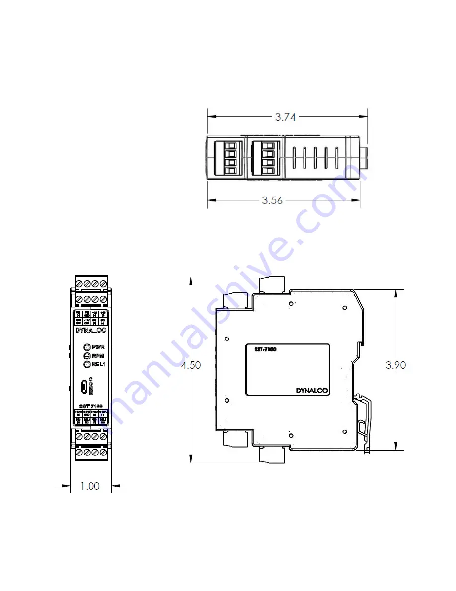 Dynalco SST7000 Installation And Operation Manual Download Page 8