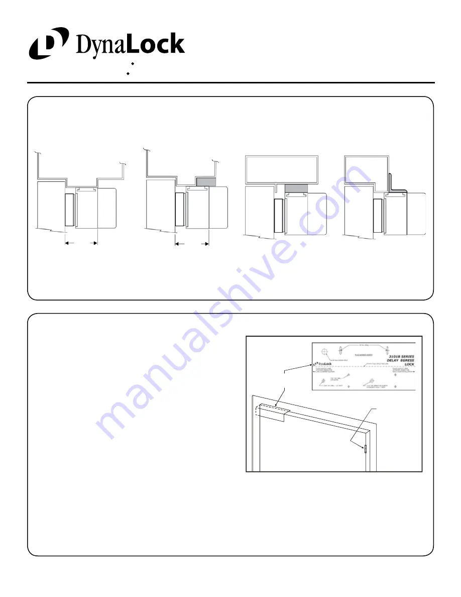 DynaLock 3101B Installation Instructions Manual Download Page 3