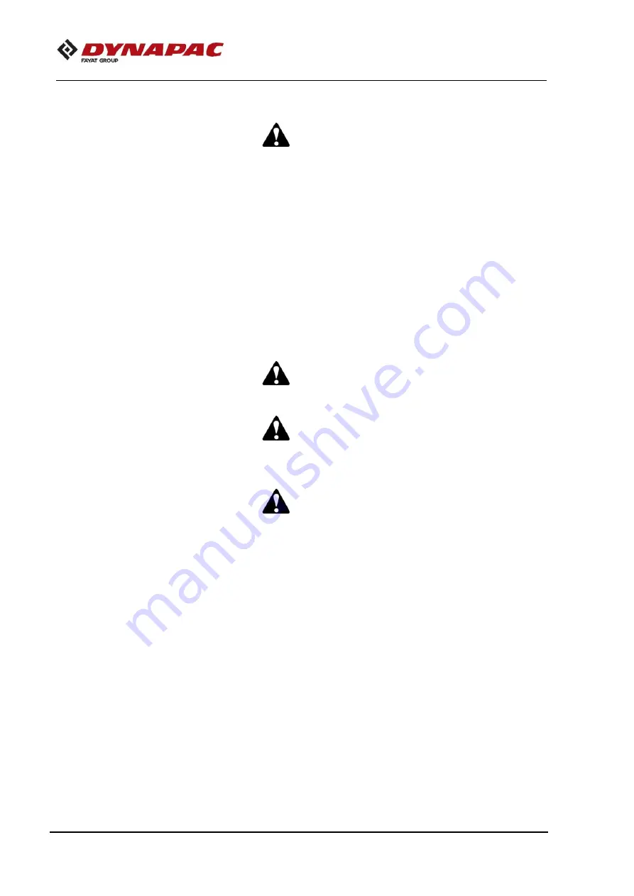 Dynapac CP2100 Instruction Manual Download Page 64