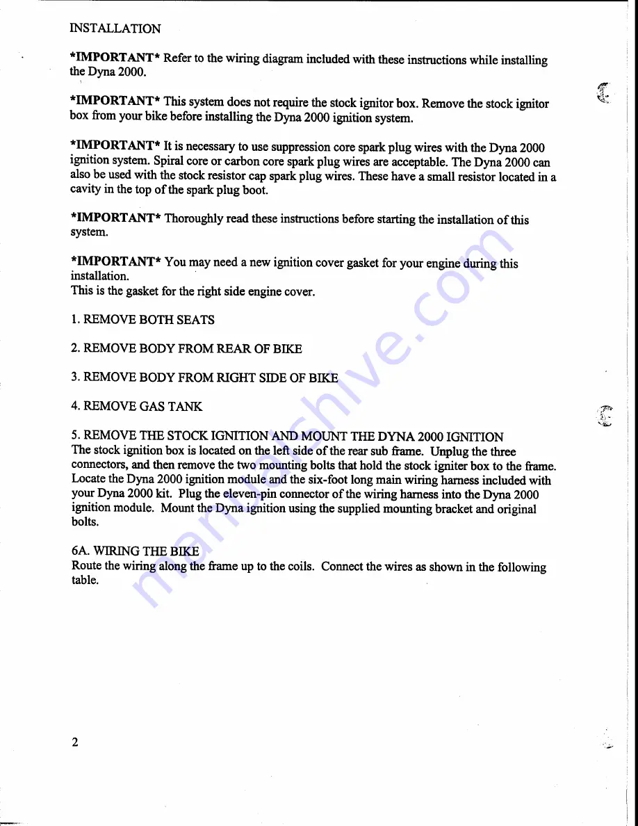 DYNATEK DDK2-11 Installation Manual Download Page 2