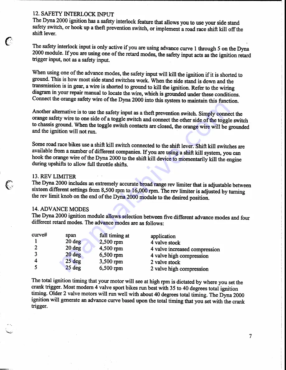 DYNATEK DDK2-11 Installation Manual Download Page 7