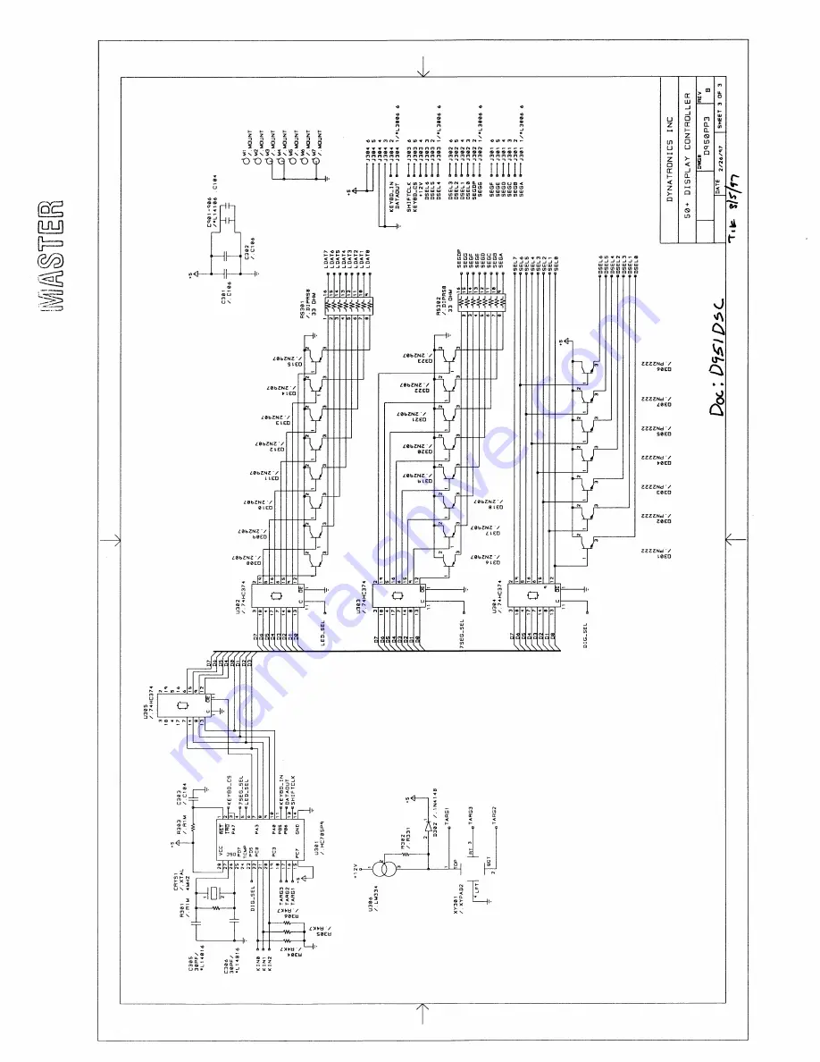 Dynatronics Dynatron 550 Plus Service Manual Download Page 152