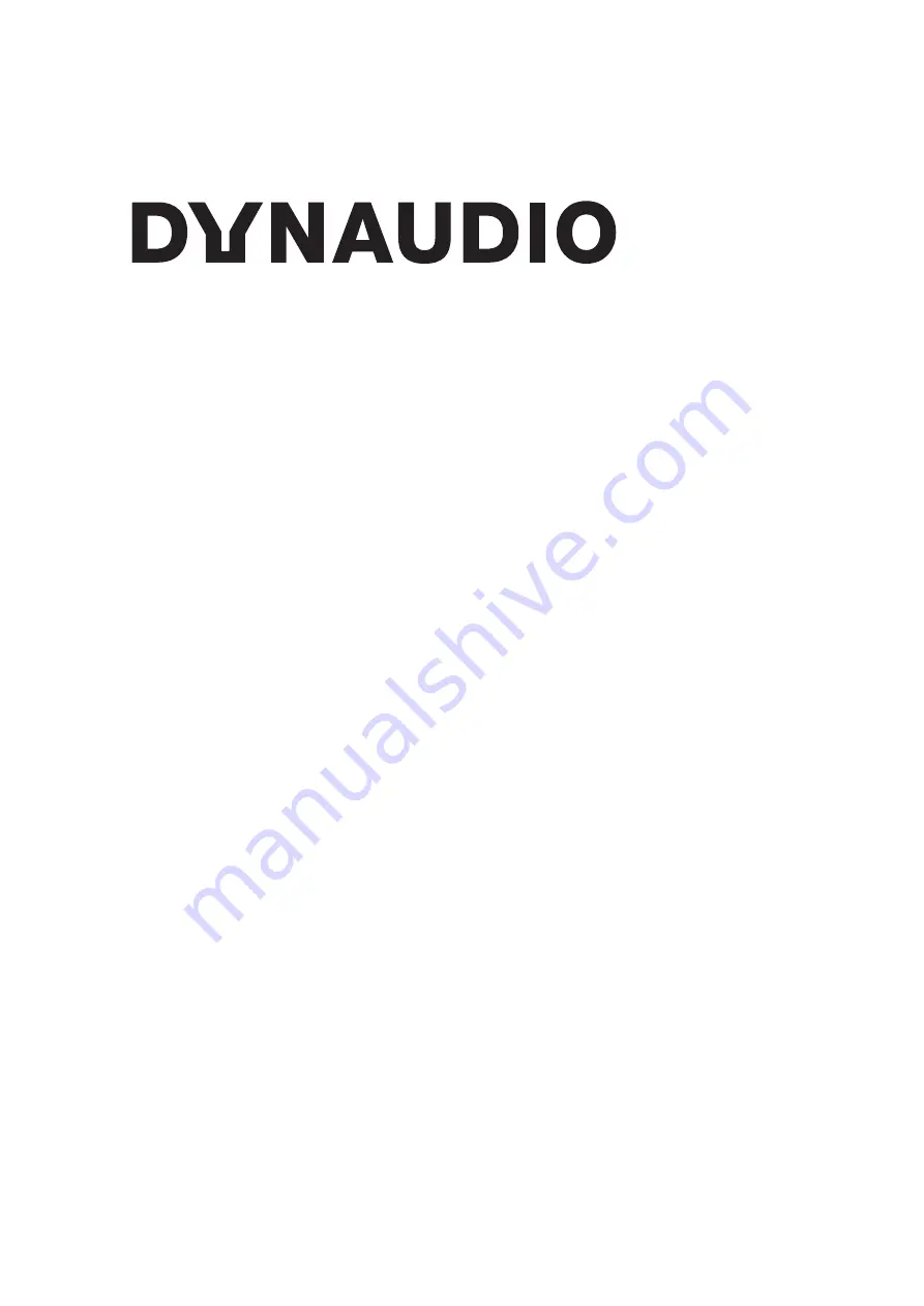 Dynaudio BM Скачать руководство пользователя страница 1