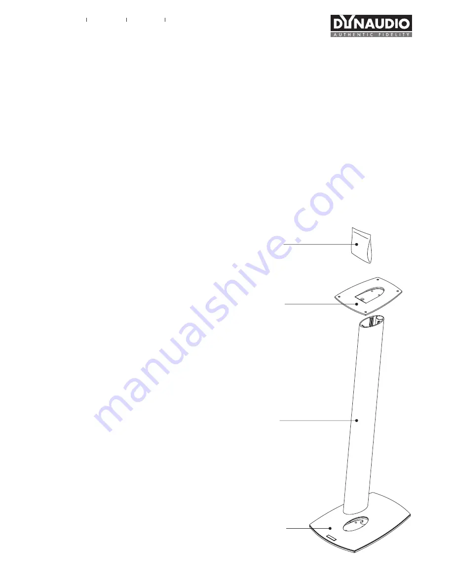 Dynaudio Stand 3 Instruction Manual Download Page 1