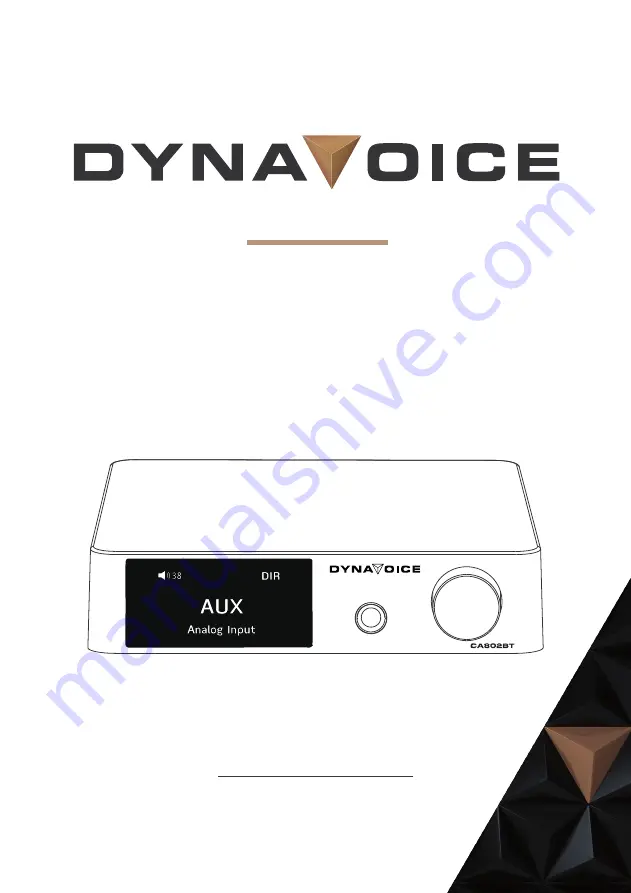 DYNAVOICE CA802BT Скачать руководство пользователя страница 1