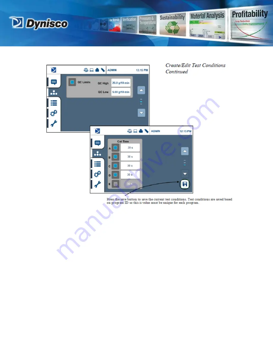 Dynisco LMI5000 Operating Manual Download Page 31