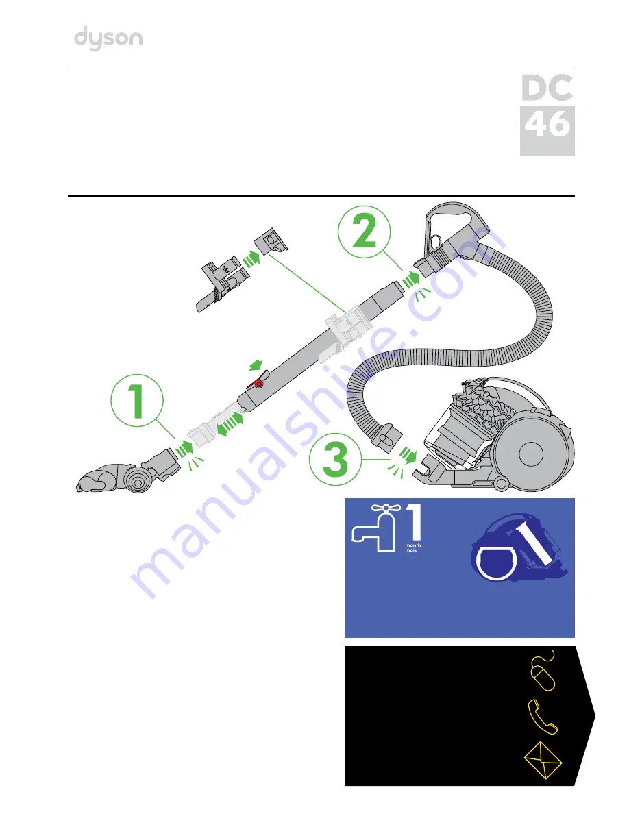 Dyson DC 46 Operating Manual Download Page 1