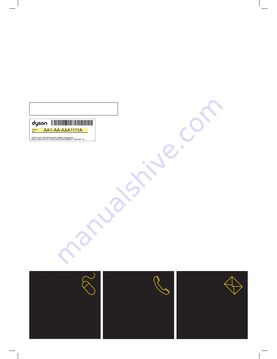 Dyson DC23 TURBINE Operating Manual Download Page 2