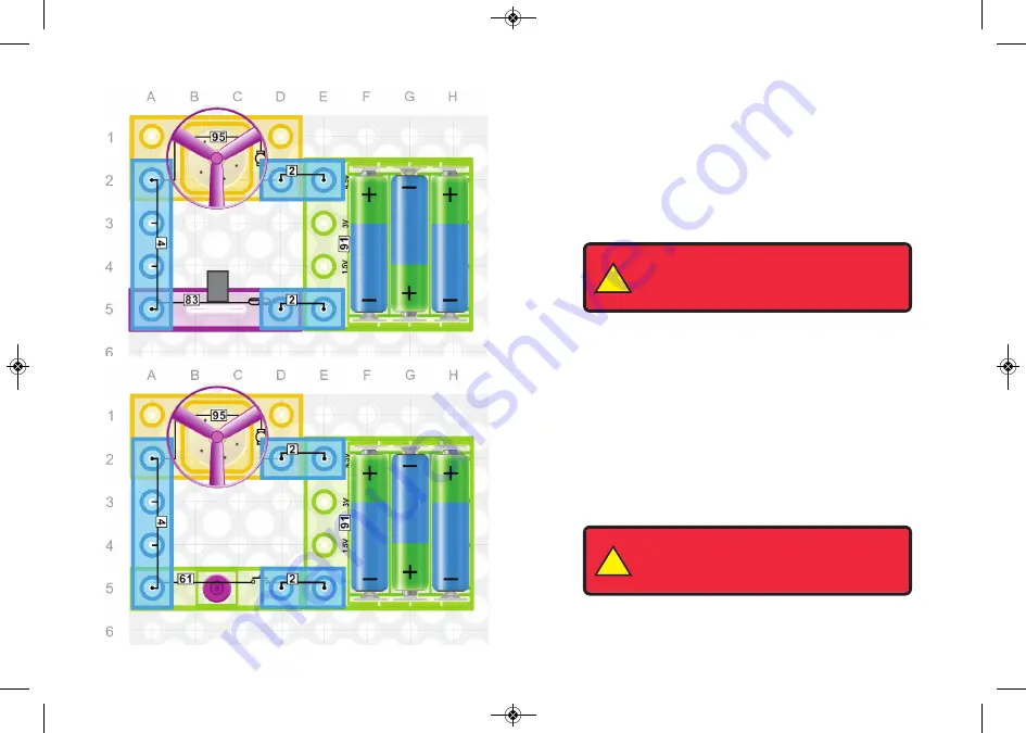 E-BLOX CIRCUIT BUILDER 115 Instruction Manual Download Page 21