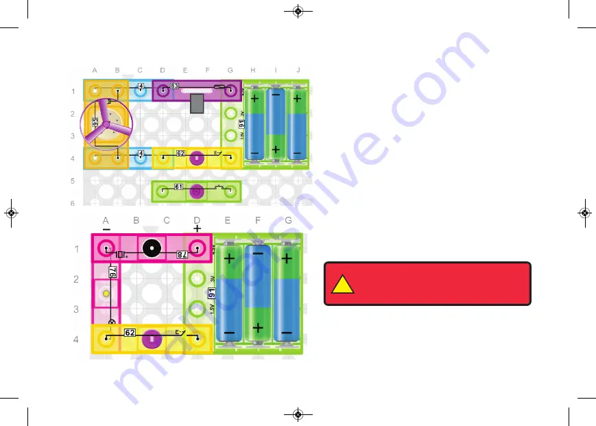 E-BLOX STEM CIRCUIT BUILDER 59 Instruction Manual Download Page 34