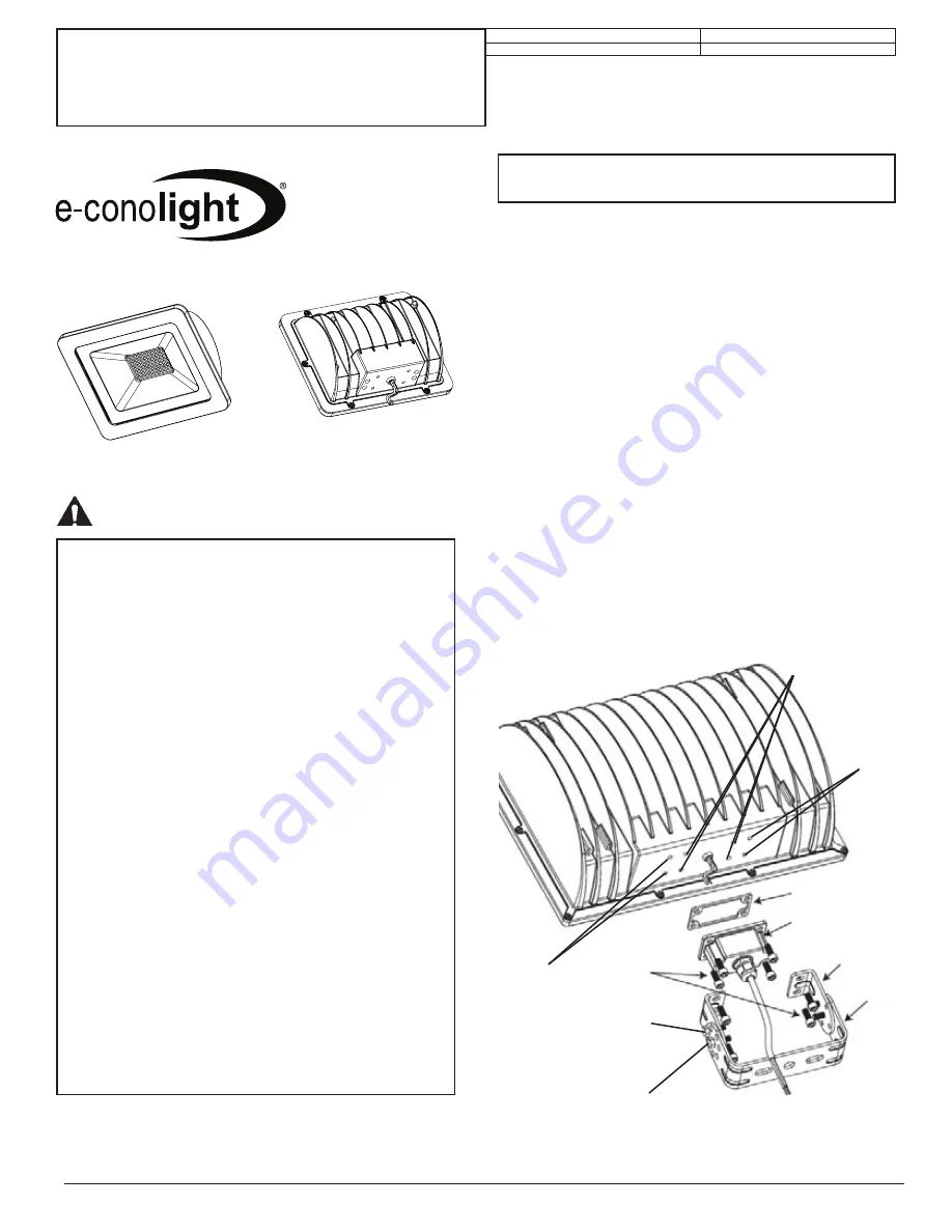 e-conolight E-FFC14 Series Скачать руководство пользователя страница 5