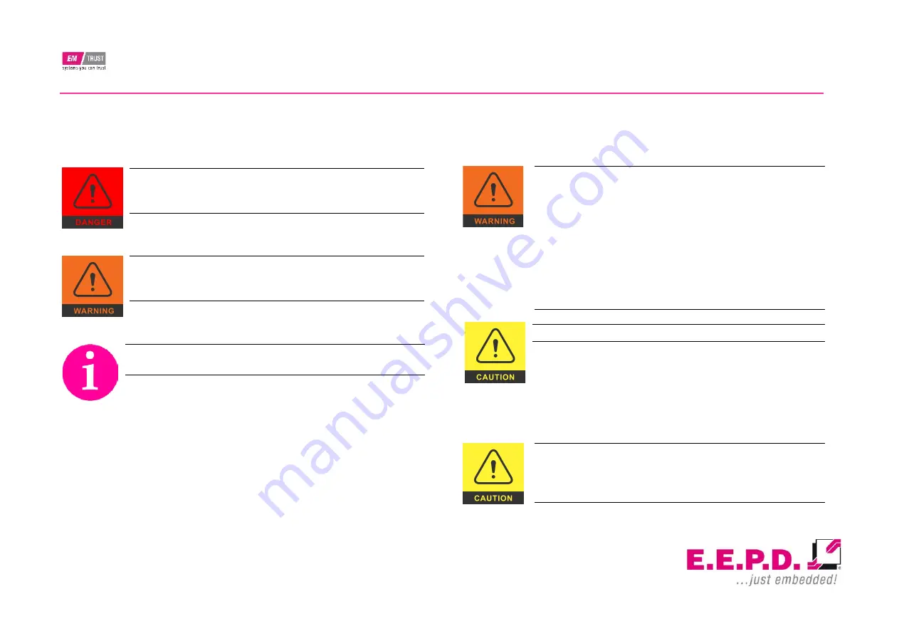 E.E.P.D. EM PRO midi E Скачать руководство пользователя страница 8