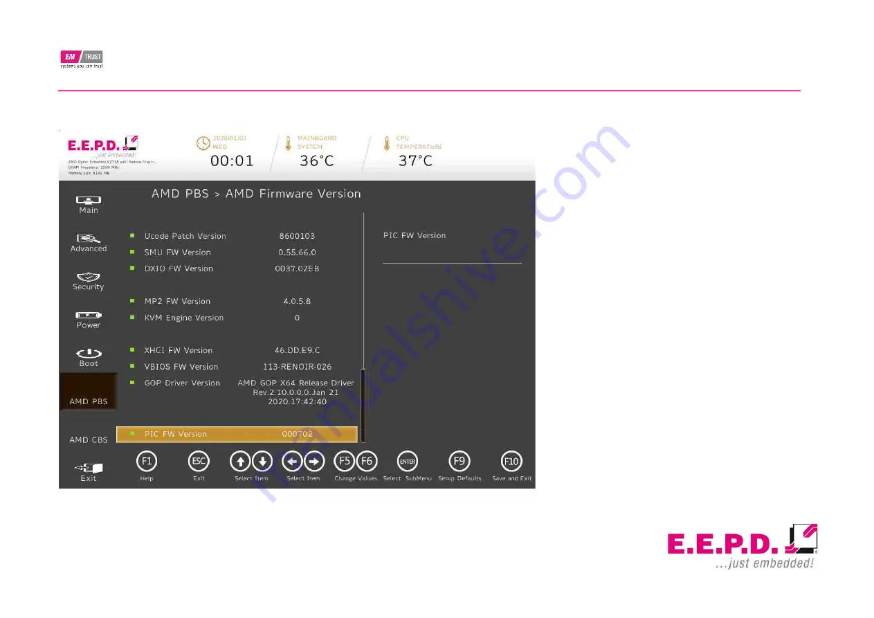 E.E.P.D. EM PRO midi E Скачать руководство пользователя страница 71