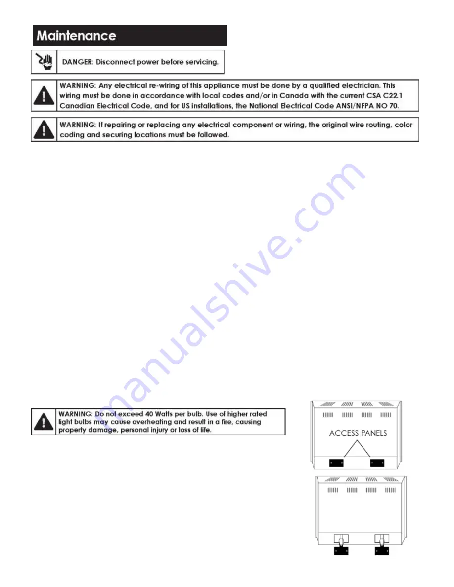 e-Flame USA BLT-999A-2-H Operation Manual Download Page 7