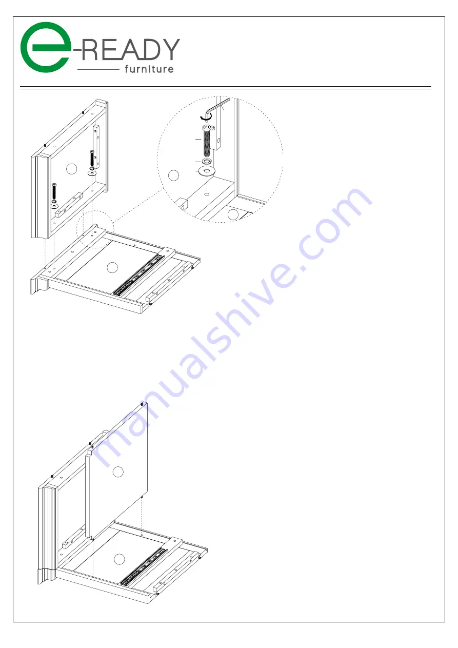 E-Ready Furniture OFL21-D Assembly Instructions Manual Download Page 5