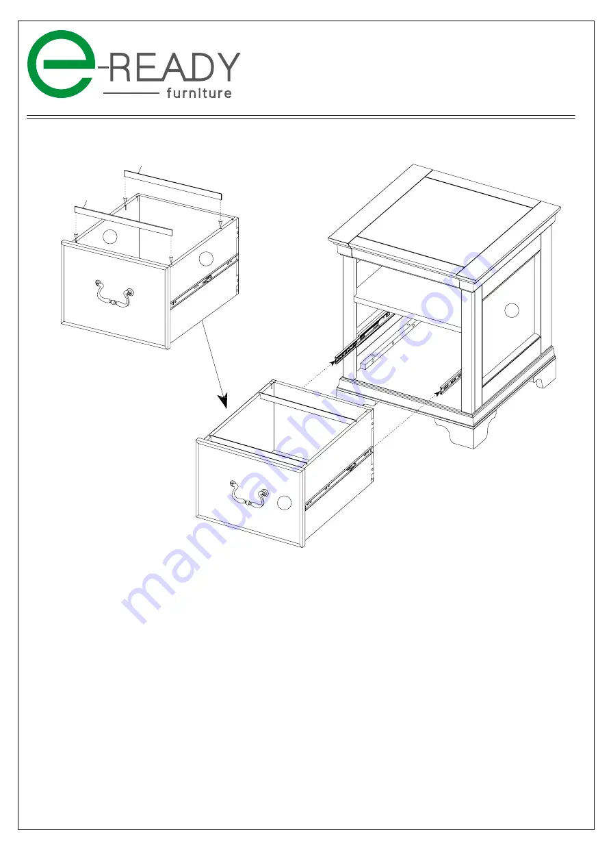 E-Ready Furniture OFL21-D Assembly Instructions Manual Download Page 10