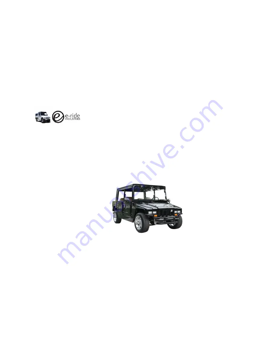 E-ride Industries EXV2 Owner'S Manual Download Page 12