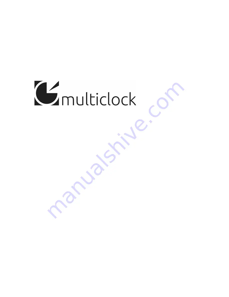 E-RM Multiclock User Manual Download Page 1