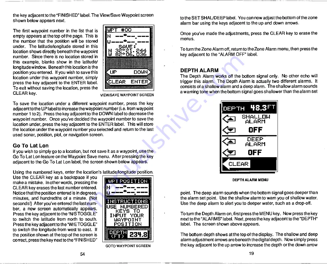 Eagle ULTRANAVGPS Operation Instructions Manual Download Page 23