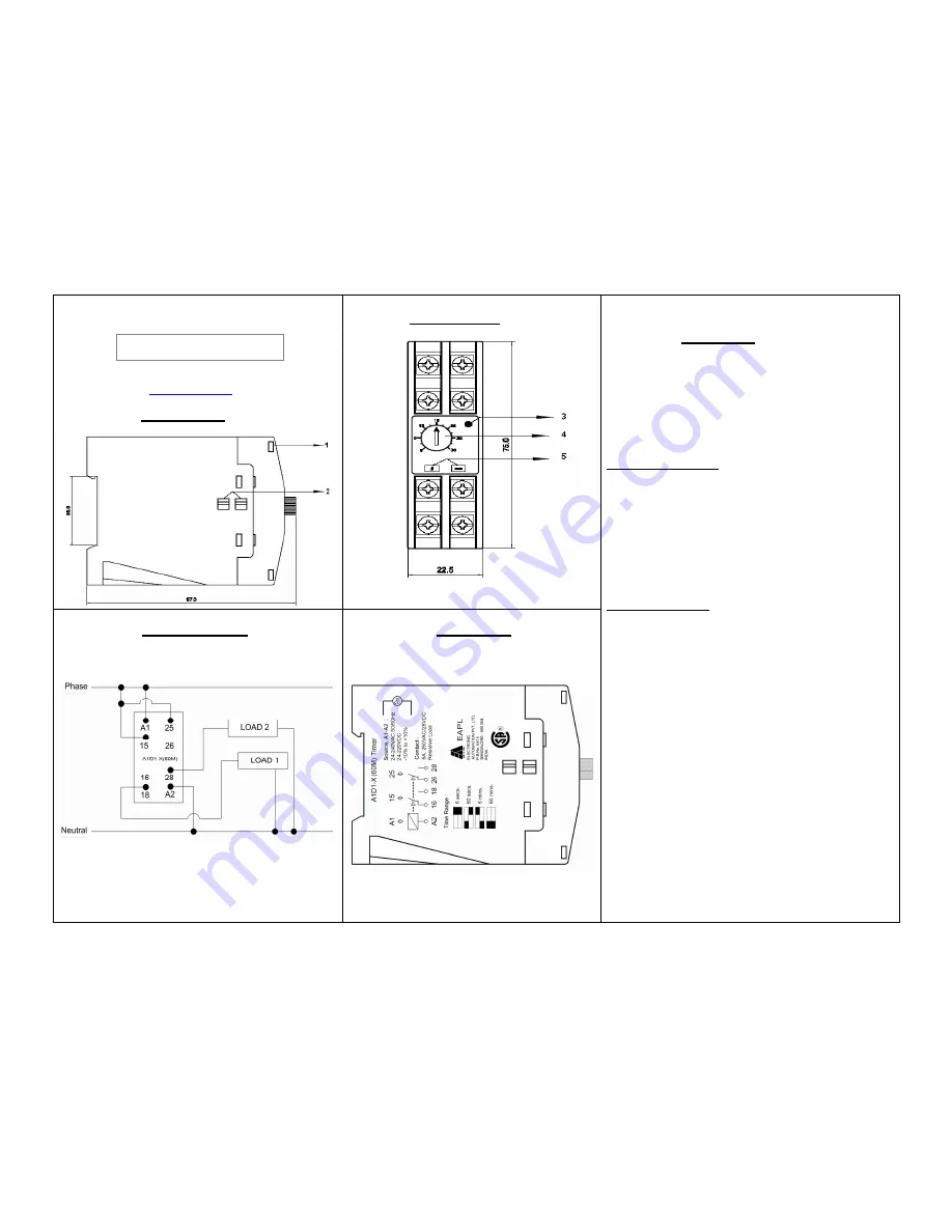 EAPL A1D1-X Instruction Manual Download Page 1