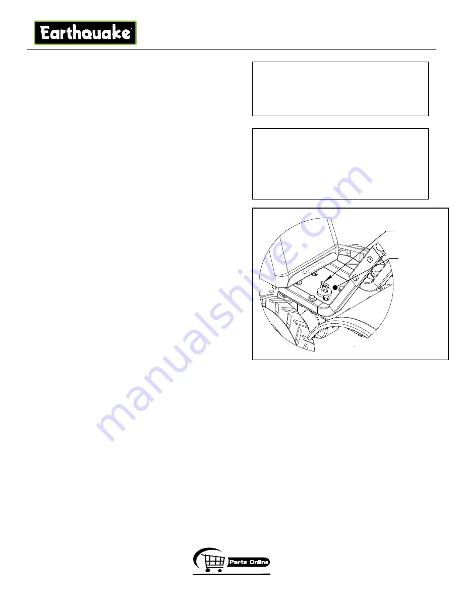 EarthQuake 6014V CRT Operator Instructions And Parts Download Page 16