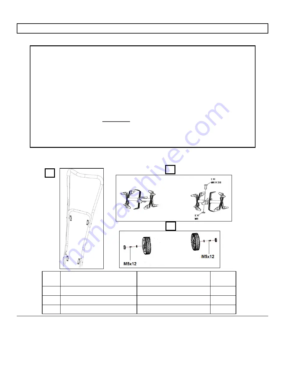 EarthWise TC70125 Owner'S Manual Download Page 29