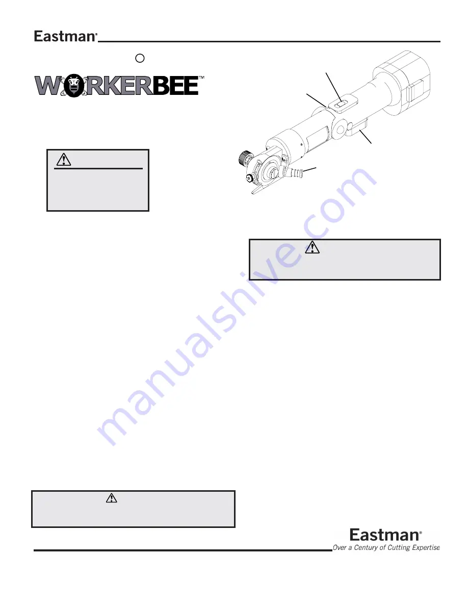 EASTMAN WorkerBee WB Instructions-Parts List Manual Download Page 1