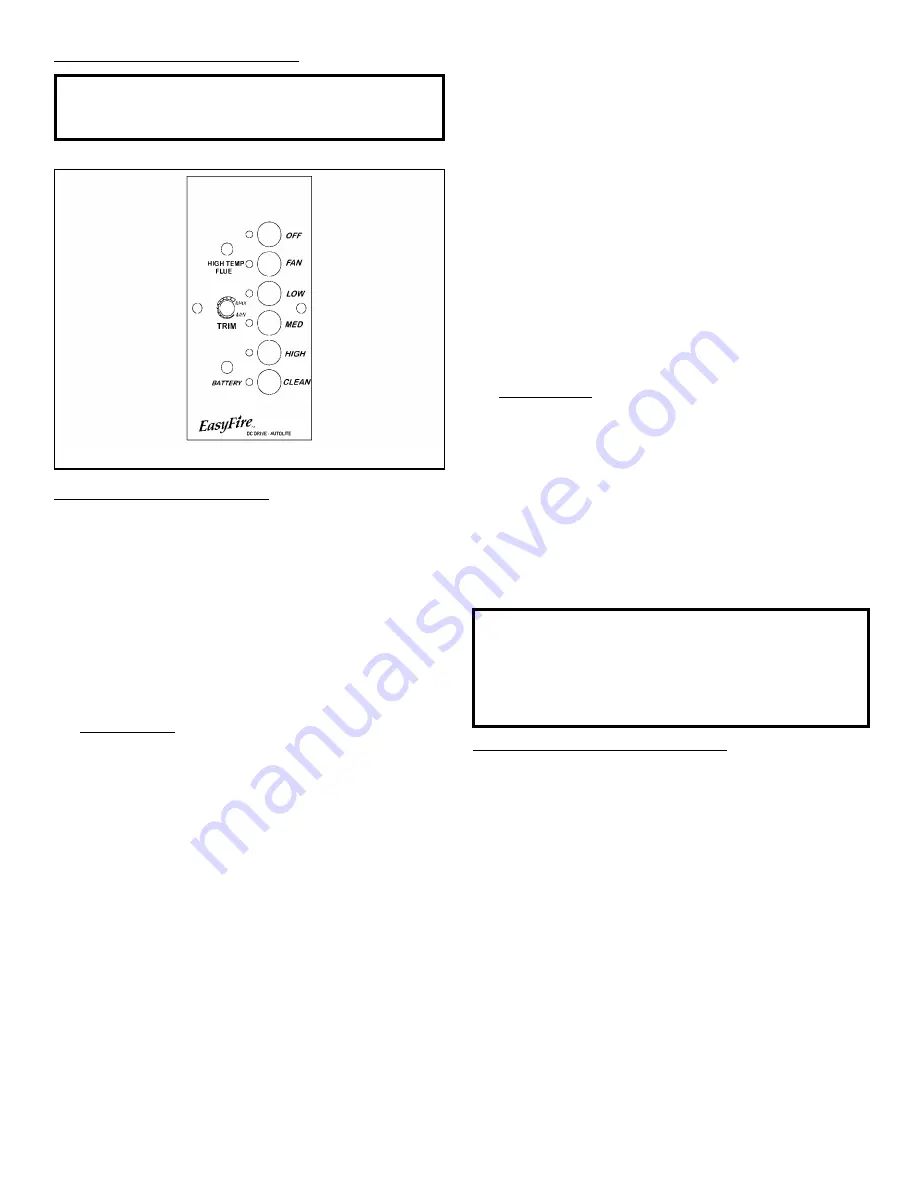 EasyFire EF3801C-AL Installation & Operating Instructions Manual Download Page 6