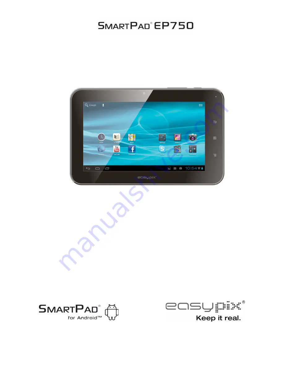 Easypix SmartPad EP750 Скачать руководство пользователя страница 1